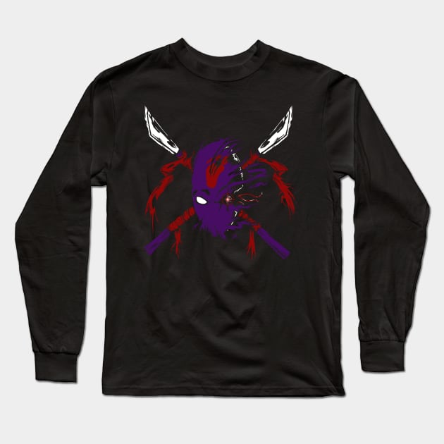 Cybernetic Carnage Long Sleeve T-Shirt by TwistMedia